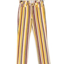 Frame Denim Striped Straight Leg Jeans NWT Size 12 - £38.83 GBP