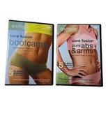 Exhale Core Fusion Workout DVDs Abs &amp; Arms and Bootcamp - $110.72 MXN