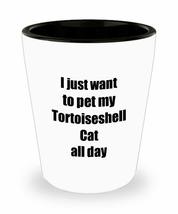 Tortoiseshell Cat Shot Glass Lover Mom Dad Funny Gift Idea For Liquor Lover Alco - £9.60 GBP