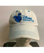 Disney Vacation Club Member White/Blue Adjustable Baseball Cap Hat Pre-O... - £10.11 GBP