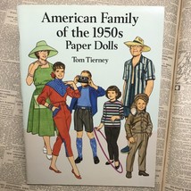 Paper Dolls Uncut American Family Of The 1950’s Tom Tierney Dover 1994 - $12.99