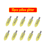 No Crease Hair Clips 10pcs Set, Basic Hairpins For Women &amp; Girls, Yellow... - $5.99