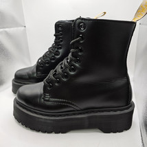 Dr. Martens V Jadon II Mono Platform Boots Vegan Black Women 6 Men 5 Sid... - $93.49