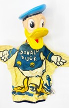 1950&#39;s Vintage Donald Duck, Disney Hand Puppet w/Rubber Head Cloth Body by Gund - £16.62 GBP