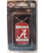 Alabama Crimson Tide Dog Tag Necklace - NCAA - £8.38 GBP