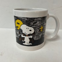 Halloween Peanuts Snoopy Woodstock Vampires Coffee Mug Cup 2019 - £12.98 GBP