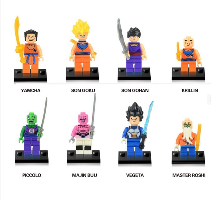 8PCS Dragon Ball Minifigure Fit Lego Building Block Toy - $16.99