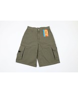 NOS Vtg 90s Levis SilverTab Boys Medium 12 Loose Fit Cargo Shorts Olive ... - $54.40