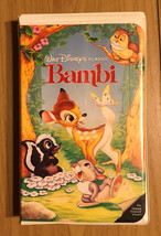 RARE Disney Bambi (1997, VHS) Black Diamond Free Shipping - £10.29 GBP