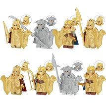 The Hobbit Elves The Mirkwood Royal Guard Elf Soldiers 8pcs Minifigures Bricks - £13.79 GBP