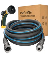 Thefitlife Garden Hose 50 Ft - 50Ft Flexible Water Hose With Nozzle And,... - $83.18 CAD