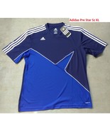 New Adidas All Sports PRE STAR Navy Blue White Design Sz XL - $34.28 CAD