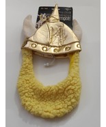Victorious Viking Bootique S/M Pet Costume Accessory Hat/Beard 12-16&quot; - £6.90 GBP