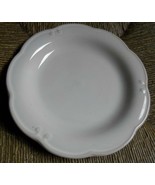 Vintage BOMBAY COMPANY White Dinner Plate Scalloped Edge - £22.22 GBP