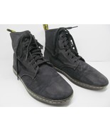 Dr. Martens Alfie AW004 Black 8 Eye Lace Up Canvas Boots Mens US 10 Wome... - £38.54 GBP