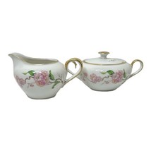 Heinrich &amp; Co Porcelain Gold Blossomtime Creamer &amp; Sugar Bowl Set - $46.75