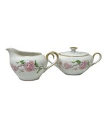 Heinrich &amp; Co Porcelain Gold Blossomtime Creamer &amp; Sugar Bowl Set - $64.14 CAD