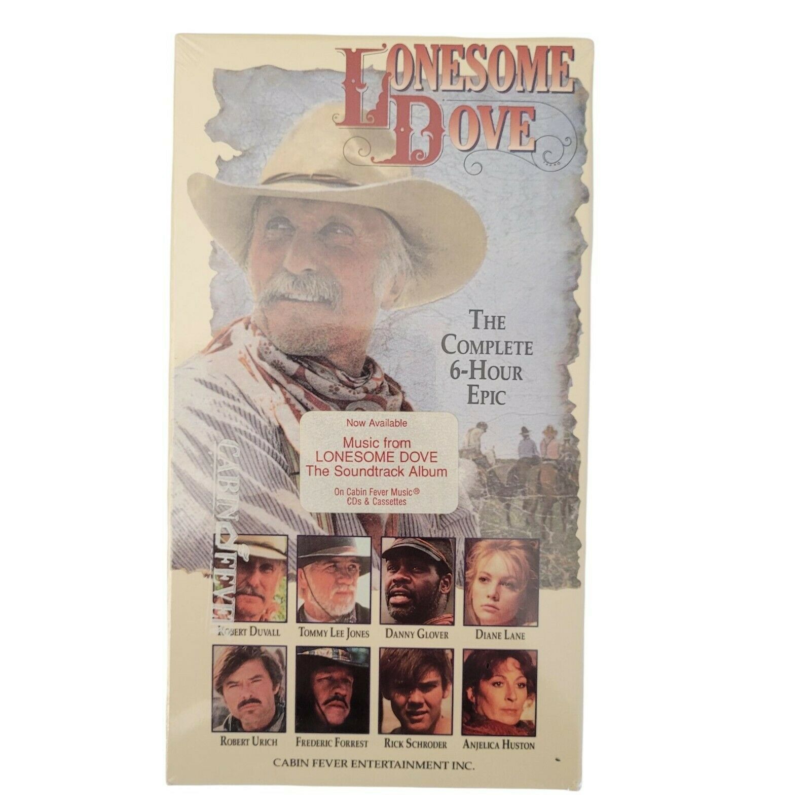 Primary image for Lonesome Dove VHS 1992 The Complete 6 Hour Epic New Sealed Red Door