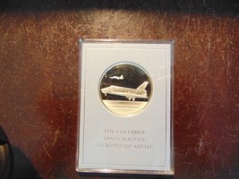 RARE-SPACE Shuttle Columbia 1ST Launch Eyewitness .999 Sterling Silver Medal - £19.25 GBP