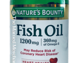 Nature&#39;s Bounty 1200mg Fish Oil 360 mg Omega 3 120 softgels 2/2025 FRESH!! - £10.14 GBP