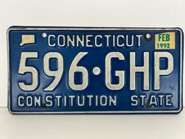 1990s Connecticut Constitution State License Plate Vintage Man Cave Tag - £16.40 GBP