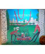 Nordstrom Paper Shopping Bag holiday christmas festival art GIFTBAG  13&quot;... - $41.82