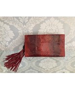 Gucci Python Tassel Clutch – Red  - $1,097.91