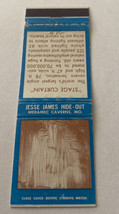 Vintage Matchbook Cover Matchcover Meramec Caverns MO Stage Curtain - $3.09