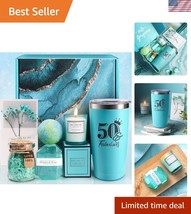 Relaxation Gift Basket for 50th Birthday - Ideal for Moms, Sisters &amp; Fri... - $36.00