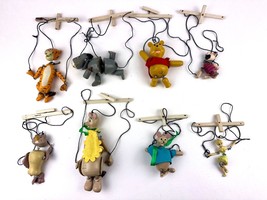 Vintage Lot of 8 Disney&#39;s Magic Puppets Marionettes - Some strings not a... - £155.69 GBP