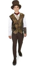 Mens Steampunk Victorian 4 Pc Adult Deluxe Halloween Costume-size L 46-48 - £31.64 GBP