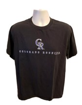 2007 MLB National League Champions Colorado Rockies Adult Medium Black T... - £15.13 GBP