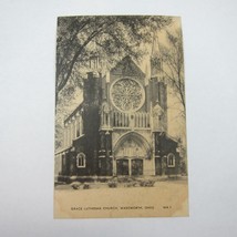 Postcard Wadsworth Ohio Grace Lutheran Church Photo Vintage Litho Print ... - £4.70 GBP