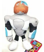 Teen Titans Go! 9&quot; Cyborg Plush Figure. Soft . Rare Toy. New - $287.45 MXN