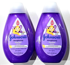 2 Packs Johnson&#39;s Strengthening Shampoo Wheat Bran Vitamin E 13.6oz - £20.29 GBP