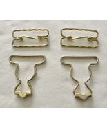 80s Authentic Oshkosh Replacement BUCKLES Hardware Set=bib overall/Shortall - $8.75