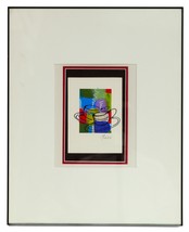 Untitled Abstract Coffee Cup Mixed Media Signed Marty Ruiz Framed 20.5&quot; ... - $486.34 CAD