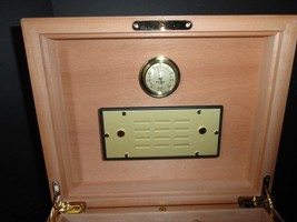 Elie Bleu Acajou Blond Mahogany Humidor  75 -100 count NIB image 3