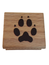StampCraft Rubber Stamp Dog Paw Print Animal Puppy Pet Loss Sympathy Card Making - $5.99