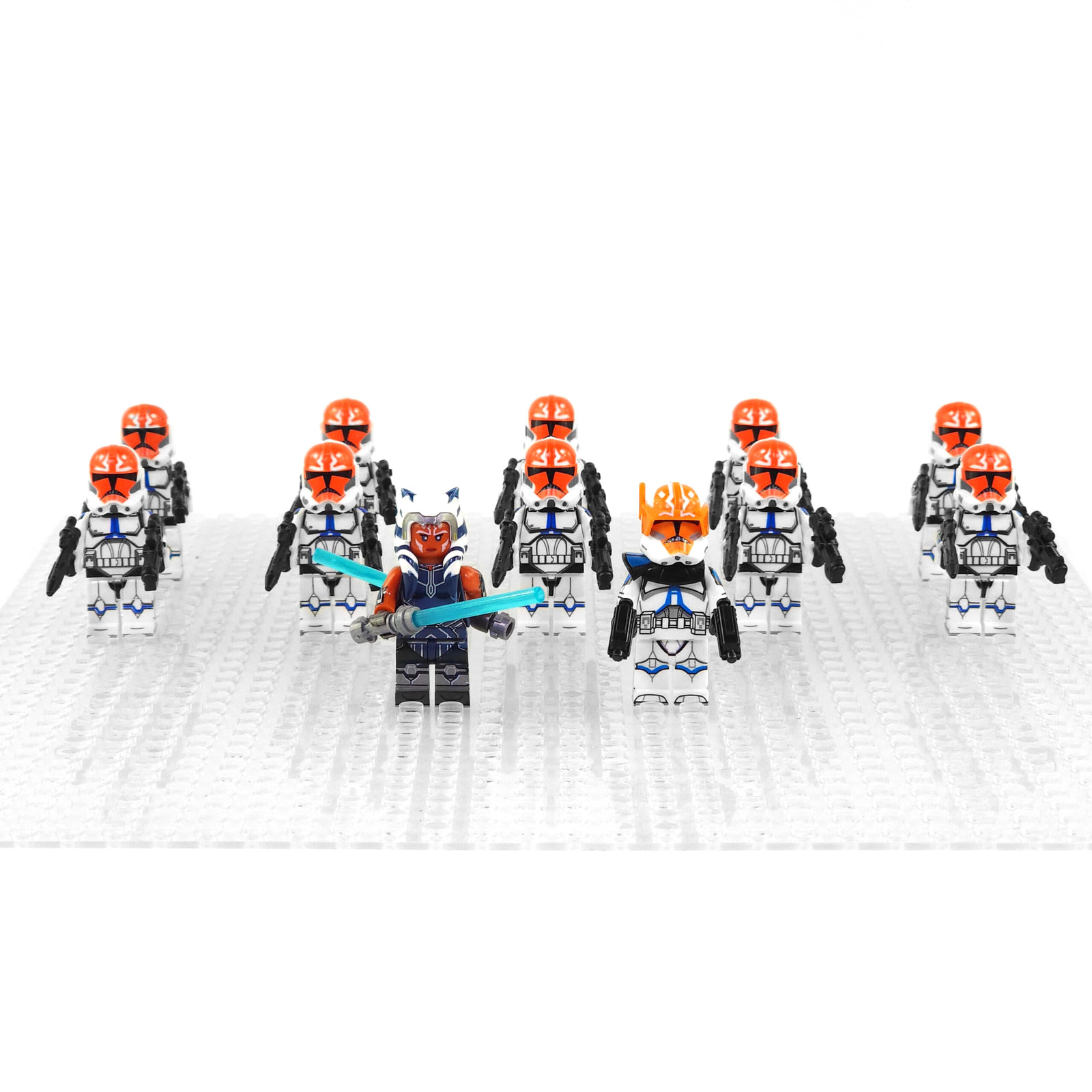 12pcs Galactic Republic Clone Wars Ahsoka's Clone Troopers Minifigures