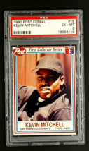 1990 Post Cereal #15 Kevin Mitchel Giants Card PSA 5 EX *Only 11 Graded Higher* - £6.66 GBP