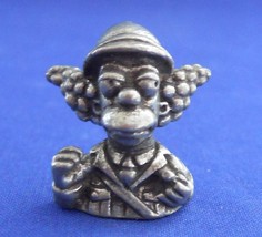 Clue Simpsons Krusty Col. Mustard Token Replacement Pewter 1st Edition 2000 - £3.51 GBP