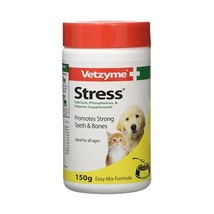 Vetzyme Stress Powder for Dogs and Cats, 150 g  - $13.00