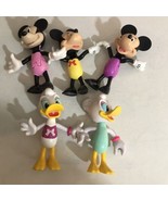 Minnie Mouse Daisy Duck Bowtique Figures Lot Of 5 Toy T5 - $29.69