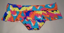 ABS by Allen Schwartz Size 12 FLOUNCE HIPSTER New Banded Bikini Bottom - £54.60 GBP