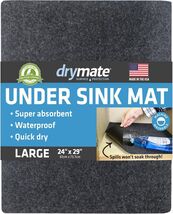Durable Non-Adhesive Mat for Kitchen &amp; Bathroom - 24"x29" Waterproof Pro... - $32.62