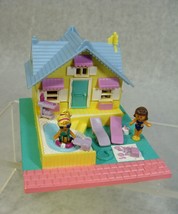 Vintage 1993 Bluebird Polly Pocket Pool House 100% Complete! Very Nice - £28.31 GBP