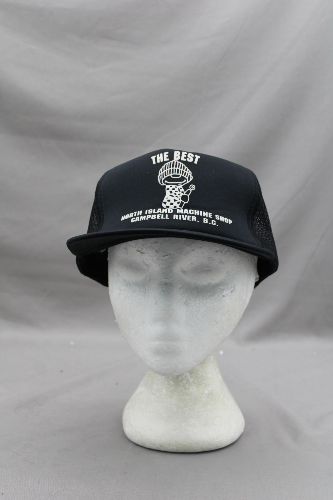 Vintage Screened Trucker Hat - North Island Machine Shop - Adult Snapback - $35.00