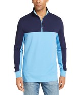 Club Room Men&#39;s Regular-Fit Colorblocked 1/4-Zip Sweatshirt Sizes Med, X... - £15.79 GBP