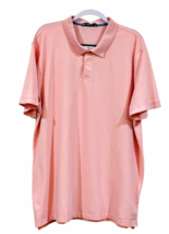 Pique Polo Pink Shirt Mens Size XXL 2XL Stretch Cotton Classic Fit Members Mark - £7.82 GBP